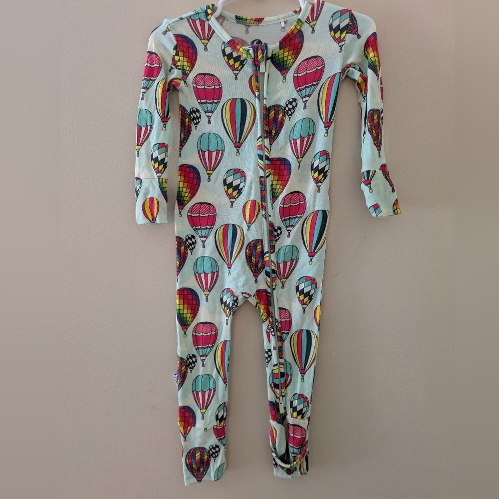 Dream Jamms Bamboo Colorful Hot Air Balloon Pj's - Sz 6-12 Mo